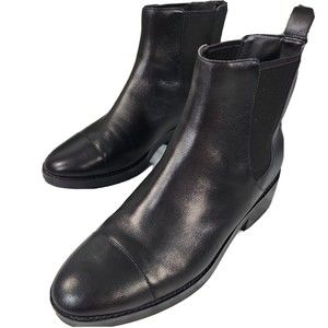 Cole Haan Ankle Boot Mara Grand Black Leather 1.75" Heel Women's 10.5 Pull-On